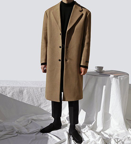 Levan wool long coat (5color)