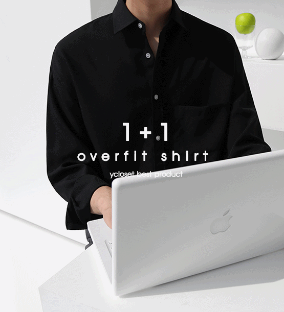1+1 Saily over fit shirt(8color)