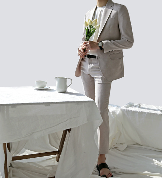 Maria Bokasi beige suit (1color) (08.24순차발송)