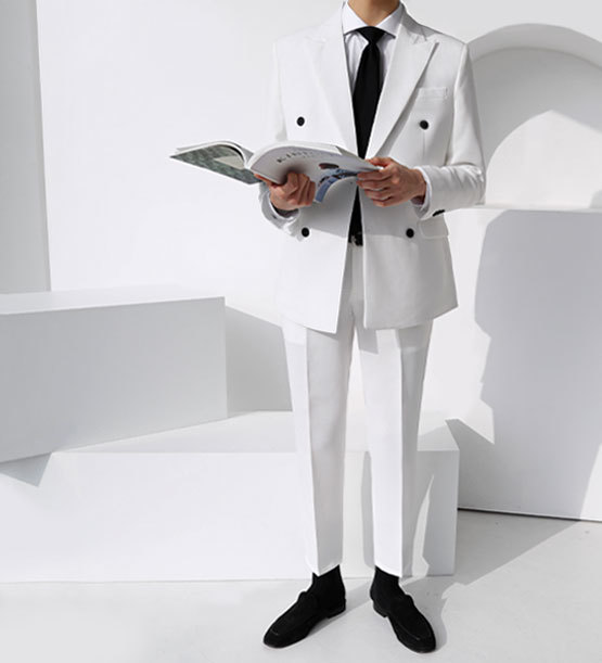 Benz Double white suit (1color)
