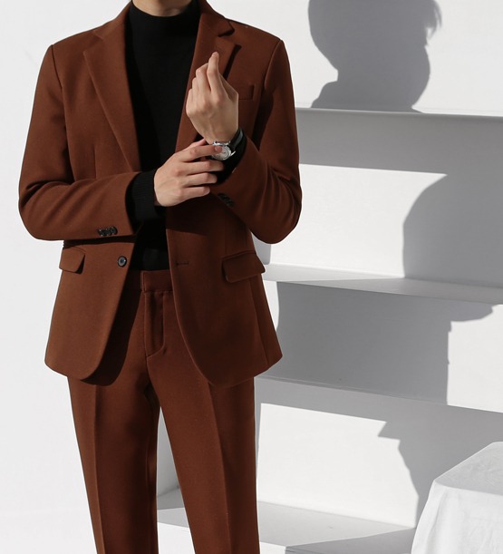 Made f/w brown suit (6color)