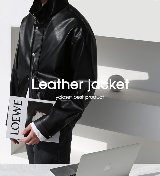 Celle over leather jacket (1color)