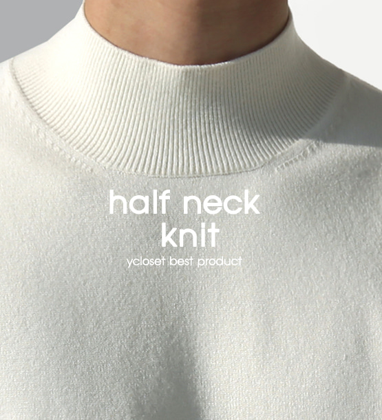 Venti  washable half neck knit(11color)