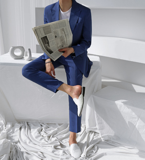 Perfect linen suit (1color)