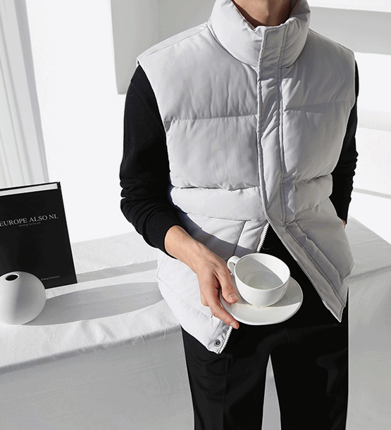 Ive arc padding vest (4color)