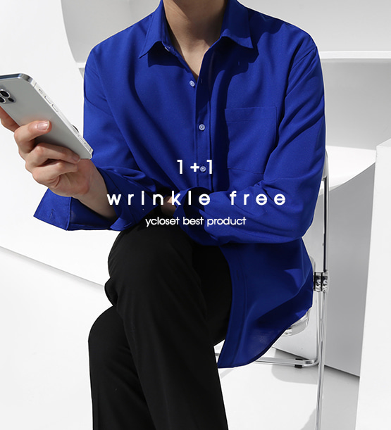 1+1 Looker wrinkle-free shirt(8color)