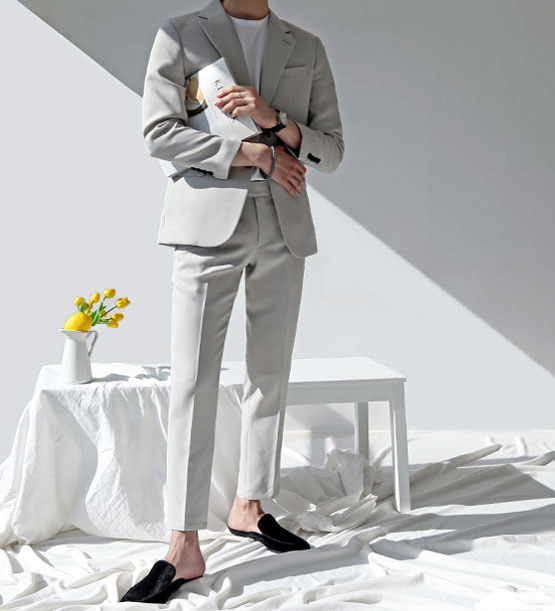 Madrid single cream suit (1color)