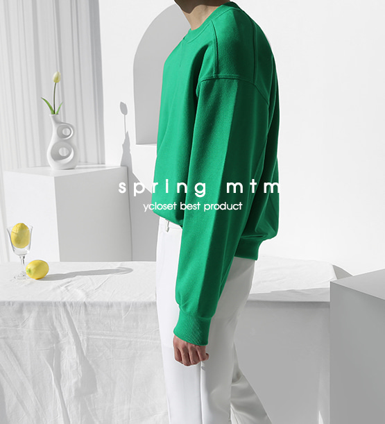 Garing double sweatshirt(GREEN) (세일/재고소진 마감)